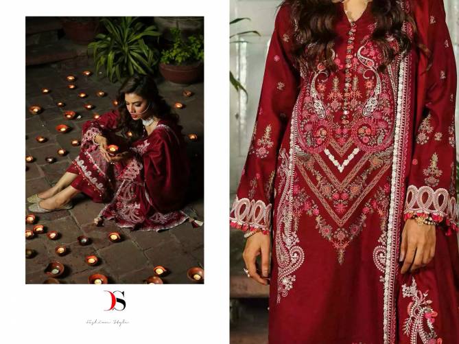 Elaf Luxury 24 By Deepsy Suit Embroidery Dress Material Wholesale Market Surat
